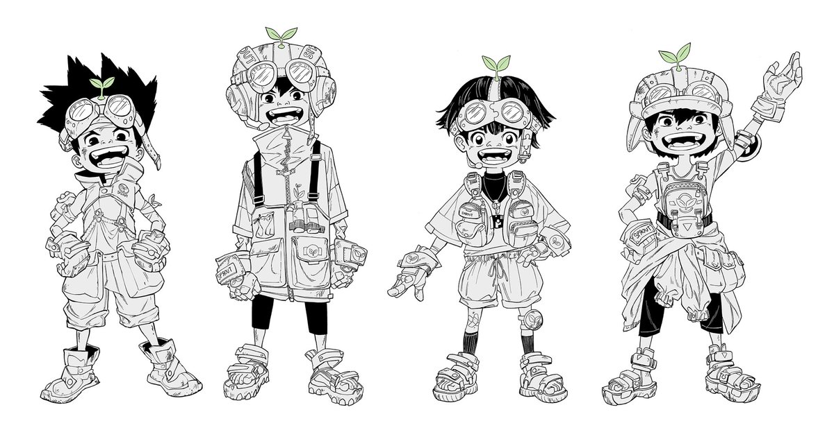 RooDraws's tweet photo. Hey all, wanted to post that I’m currently available for character design /concept art position ✏️ portfolio &amp; resume link in bio! https://t.co/6JqUK2pT6x