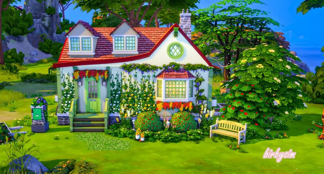 birbysim's tweet photo. Daytime ☀️ or Nighttime 🌙 which one do you prefer?
#ShowUsYourBuilds #TheSims4 https://t.co/gHhYJXT4QI