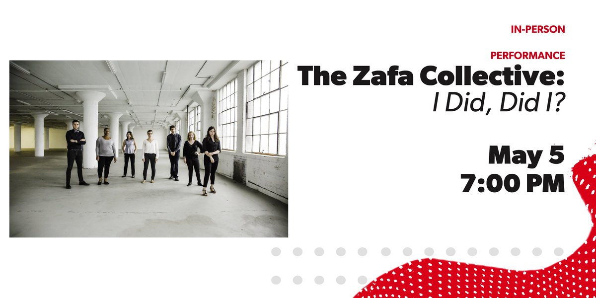 📣 TONIGHT: Join us for the world premiere of I DID, DID I? 🎵
This hour-long English opera by Liza Sobel will be performed by <a href="/zafacollective/">Zafa Collective</a>. Please note that the opera discusses sexual assault. bit.ly/3uVZvN3