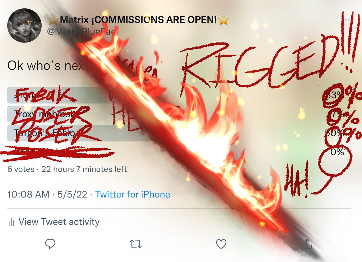 On a different note 
I went to go check the poll and I saw it was missing and I’m like, “where did it go?” and I found it like this…:(