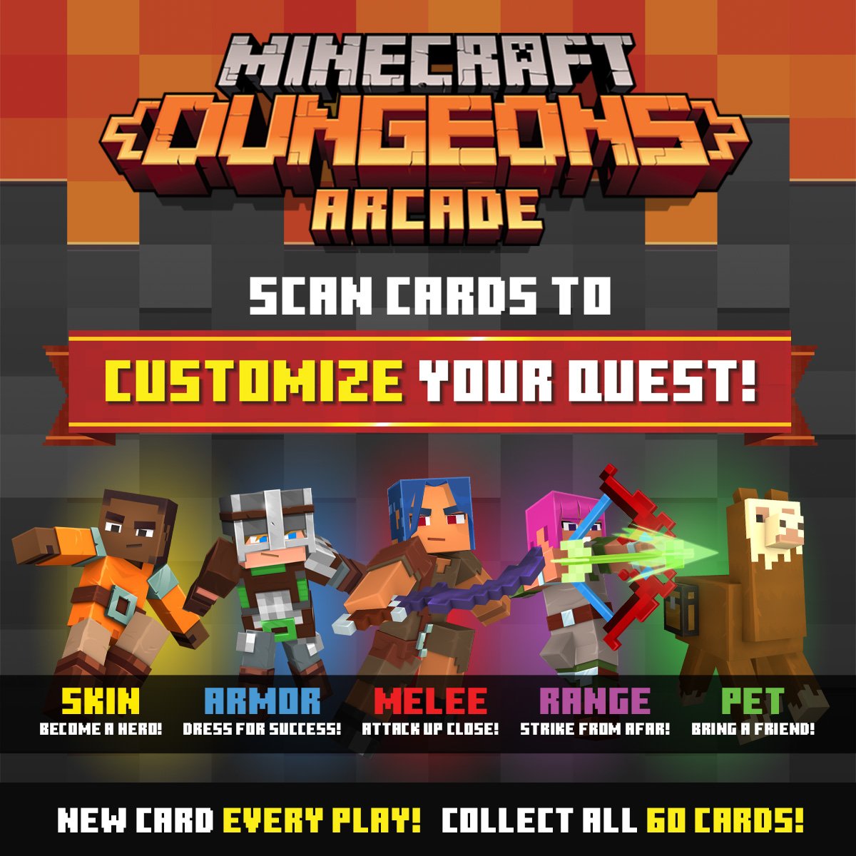 Minecraft Dungeons going arcade