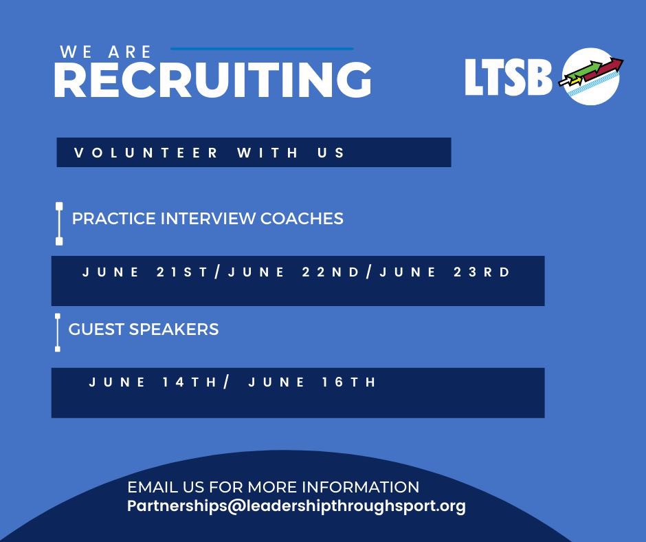 ⭐Volunteers Needed⭐

 @LtsbCharity have opportunities for you to support young people, develop your leadership skills and make a real impact.

Please complete this form to find out more: 

lnkd.in/ekhPcNbp

#opportunities #volunteering #charity #socialmobility #mentor