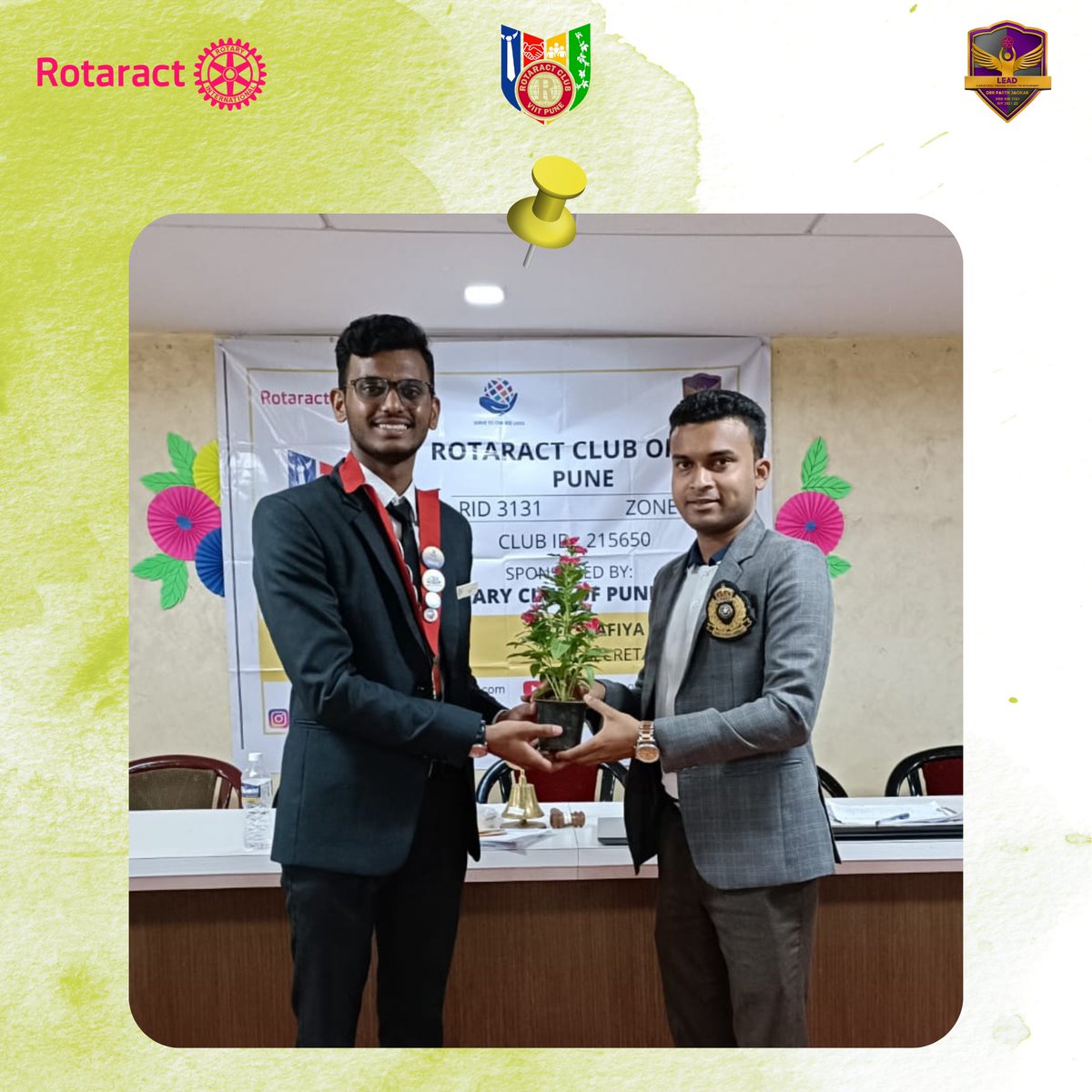 RotaractViit's tweet photo. We the Rotaract club of VIIT are glad to announce the successful condction of the DRR visit on 10th April, 2022 with a collective joint effort by each of the member. 

We are extremely thankful to our penalists :
🎖️ DRR PHF Rtr. Parth Jaokar
🎖️ AZR Zone 6 -Rtr. Anuj Kulkarni https://t.co/iKw3GGtVHD
