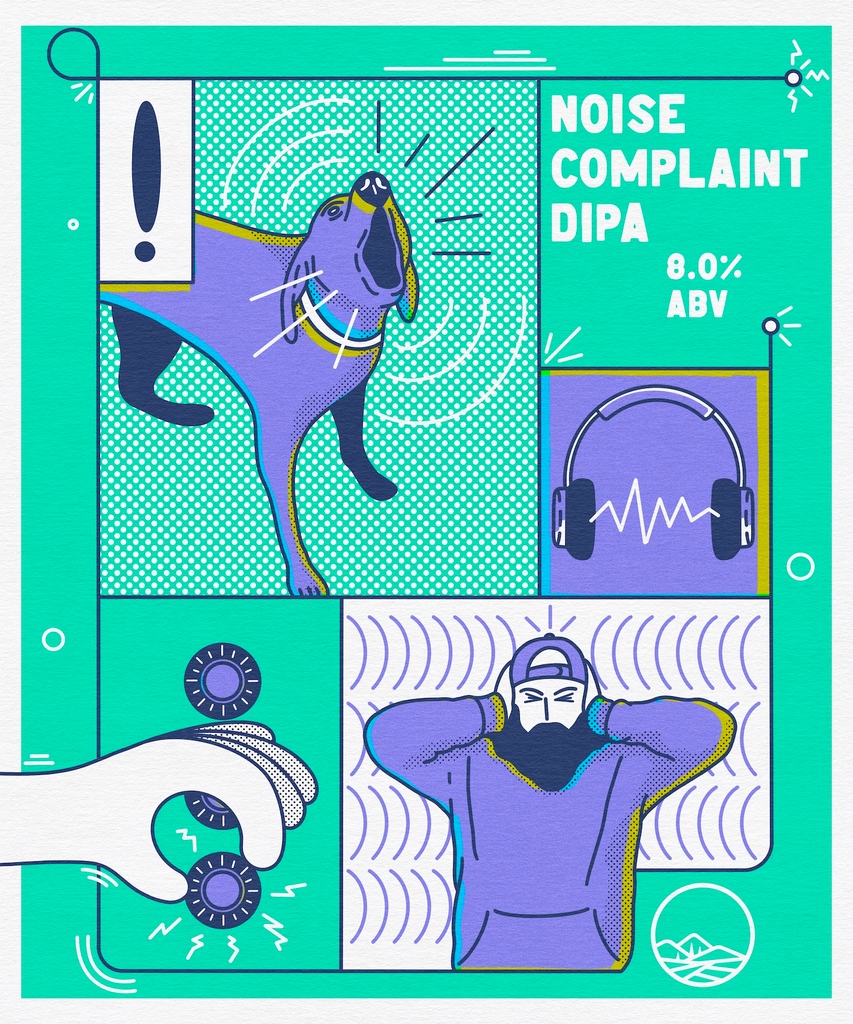 Fred is ready to bring the noise tomorrow for his 6th birthday. We're celebrating with a new batch of Noise Complaint DIPA. 
The DIPA is double dry-hopped w/ Citra, Motueka, and Strata. Citrus sings upfront with a very non-bitter finish.