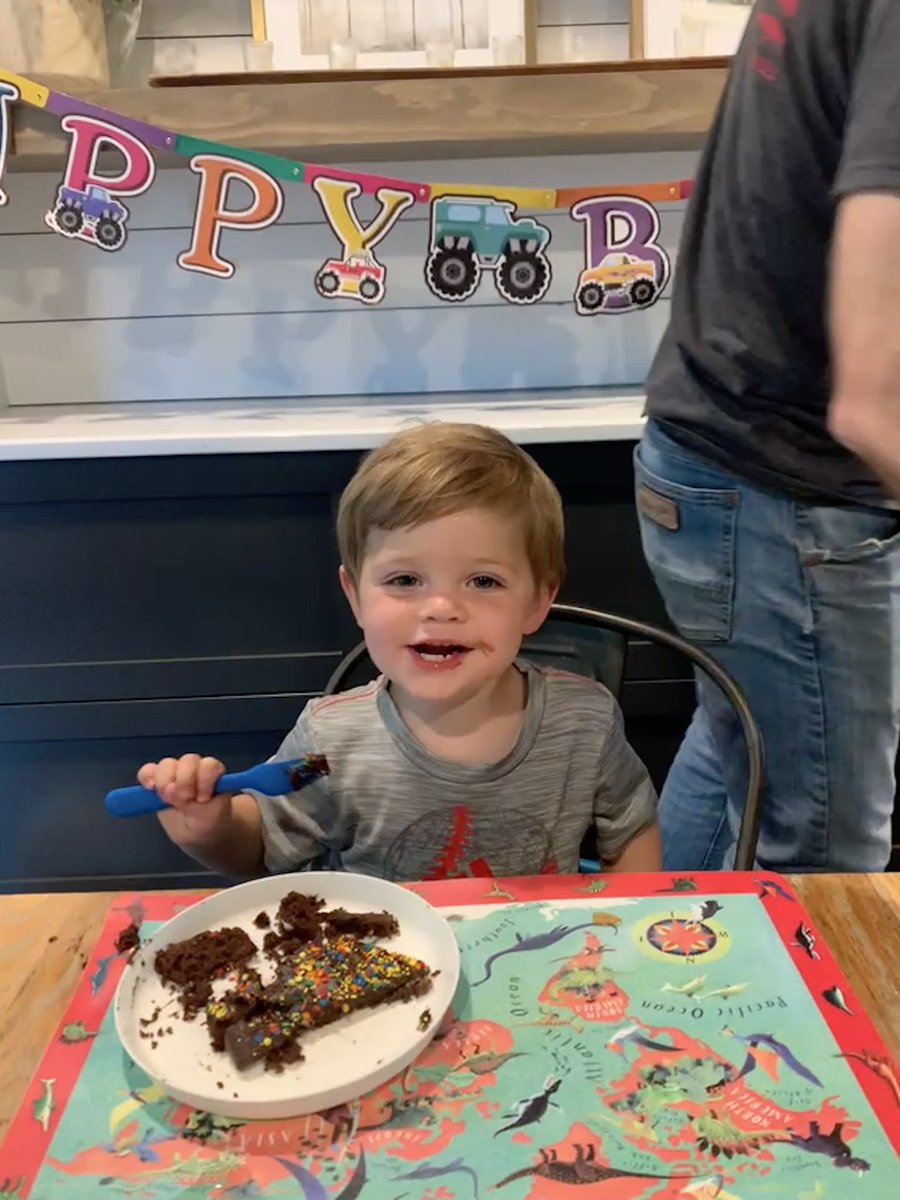 PirateJacobsen's tweet photo. @marcuslemonis @CampingWorld Because.. my son turned 2 yesterday. May the 4th be with you #CampingWorldCincoMayo $cwh He wants to go to a monster truck show! @CampingWorld @marcuslemonis https://t.co/AbJogkjogD