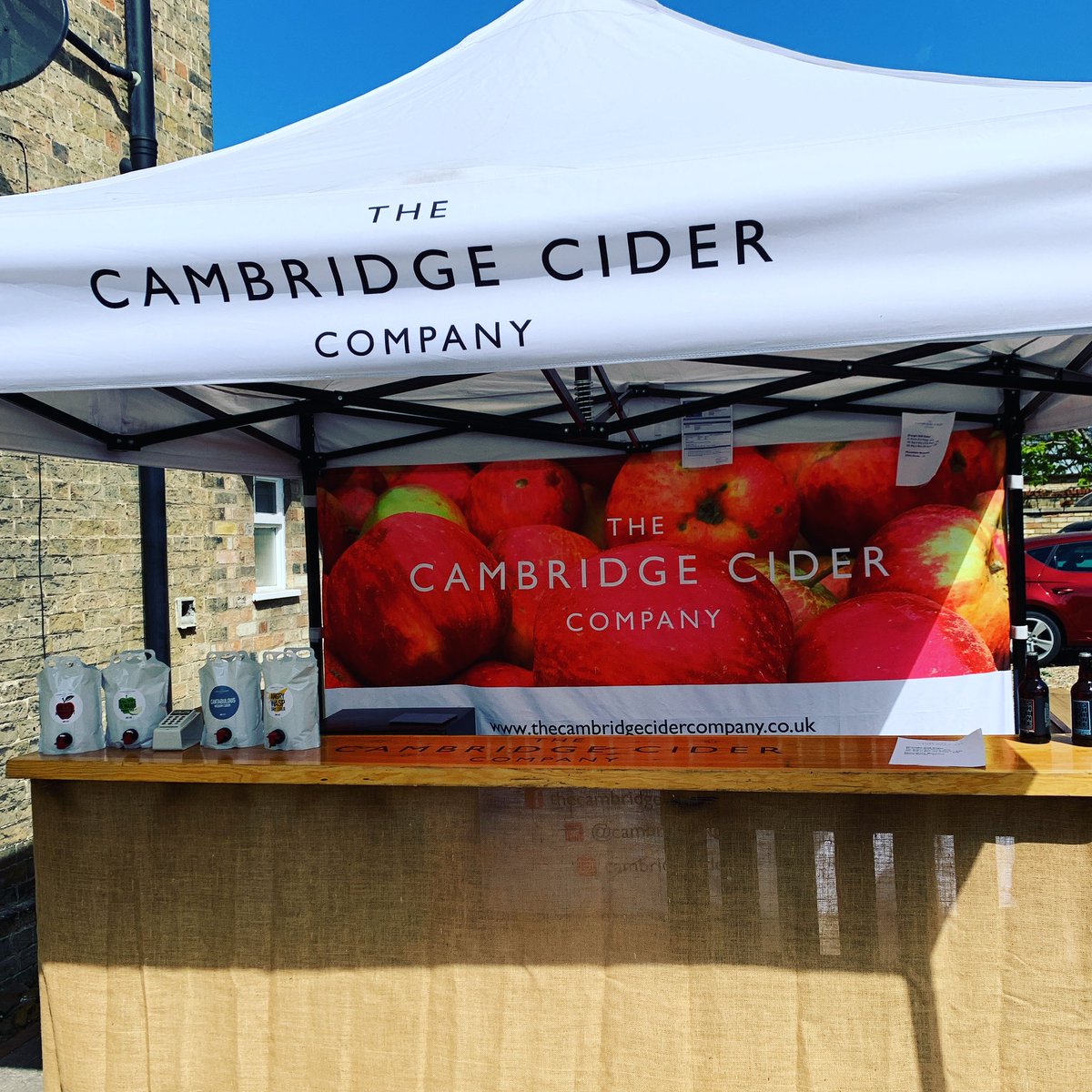 Our next pop up will be on Thursday 2nd June on the High Street in Bassingbourn, 10-2pm. We will also have a selection of fine beers from <a href="/LordConrads/">Lord Conrads Brewery</a> Perfect opportunity to stock up for the long Jubilee weekend. Our online shop is always open - thecambridgecidercompany.co.uk/collections