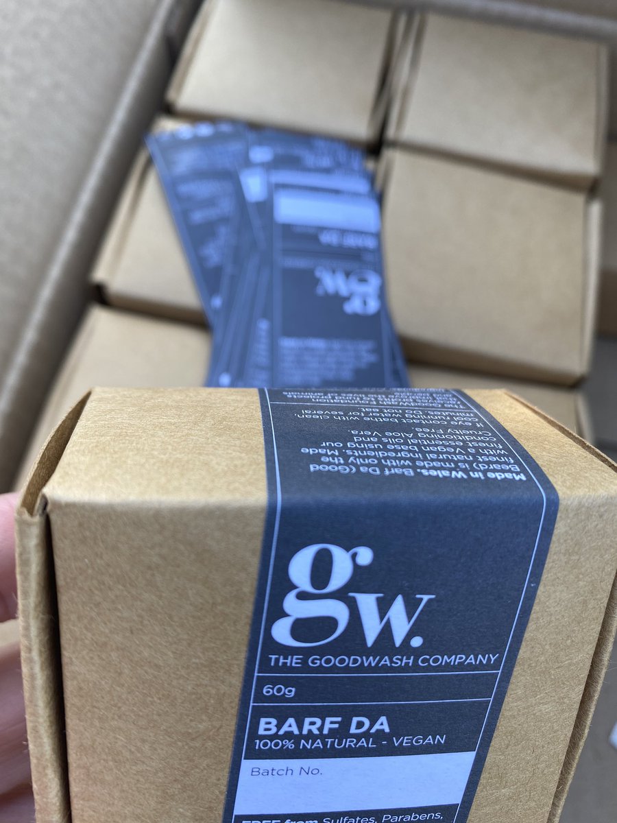TheGoodwashCo's tweet photo. Brand new batch of tobacco and oak #beardbars #barfda ready for hand stamping https://t.co/Hcbnc5foKT https://t.co/5ExmLT7Xjz