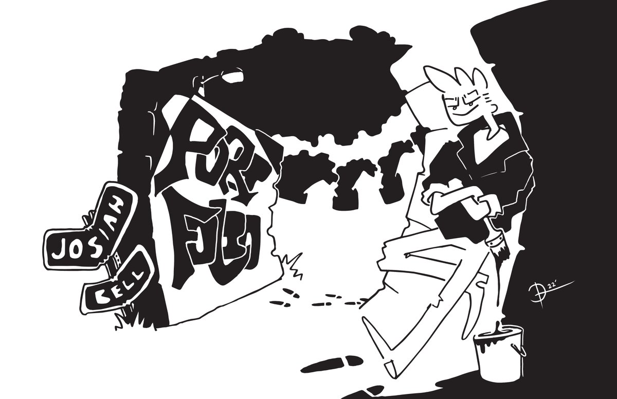 trash_oc's tweet photo. Portfolio cover (name reveal I guess) https://t.co/KhiKCwUkYZ