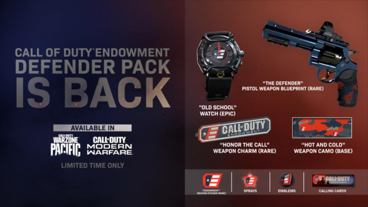 I'm giving away 6 Defender Pack codes (two to each platform) in celebration of the Call of Duty Endowment @CODE4Vets placing over 100,000 veterans in the workplace. 
Simply RT to enter!
If you buy the Defender Pack, 💯 of the net proceeds go directly to the cause! #100KVeterans https://t.co/lR5w4gc0Na.