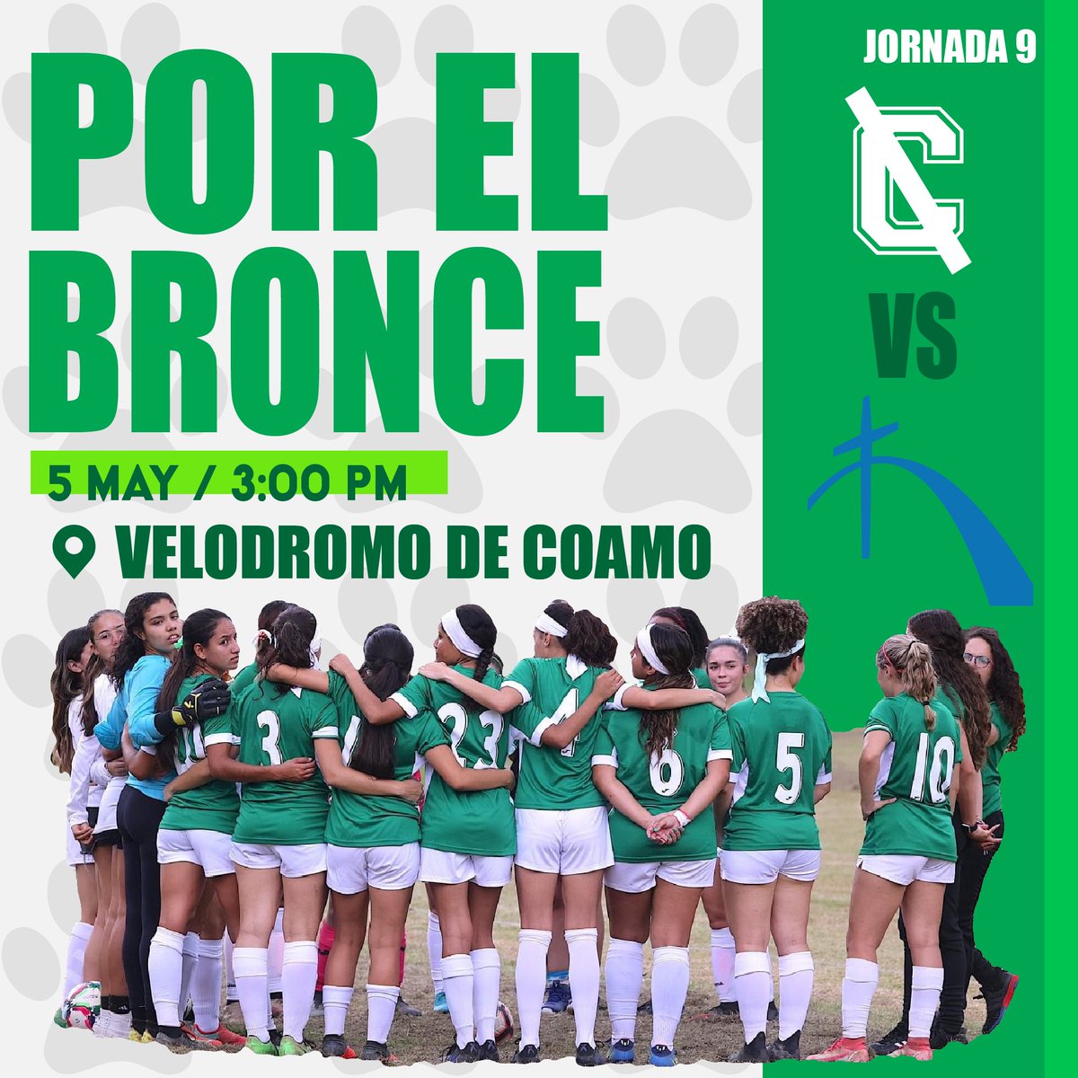 𝘼 𝙋𝙊𝙍 𝙀𝙇 𝘽𝙍𝙊𝙉𝘾𝙀
Las Juanas se enfrentan HOY a las Pioneras de la PUCPR a las 3pm en el Velódromo de Coamo. ¡Todavía estan a tiempo para llegarle!

#vamoscolegio #futboluprm #uprmayaguez #rum