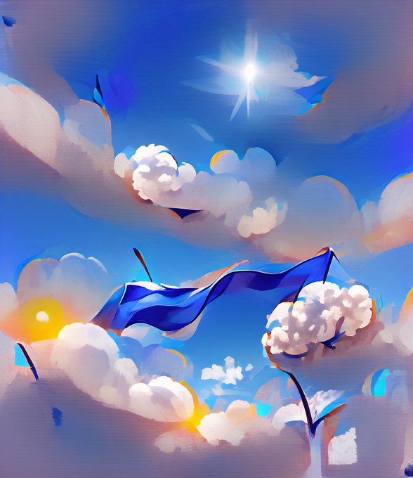 青い青い空のtwitterイラスト検索結果