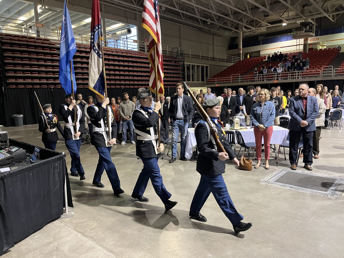 CHS_JROTC's tweet photo. Supporting the Mayor’s Prayer Breakfast this morning.  KC Wolf was an incredible guest speaker. https://t.co/N5tRCZHmi2