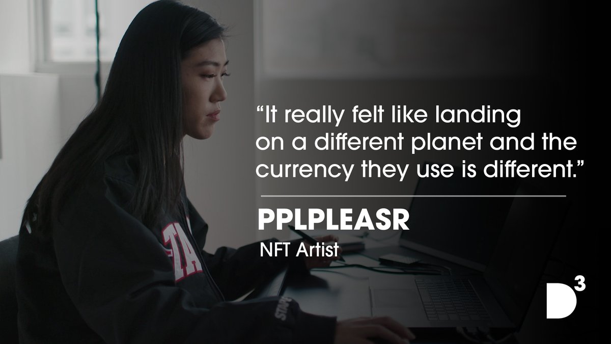 d3_network's tweet image. The world of Web3 has a real learning curve. Find out how @pplpleasr1 broke through and found success as an NFT artist: youtu.be/3JjA5H0R_8Y