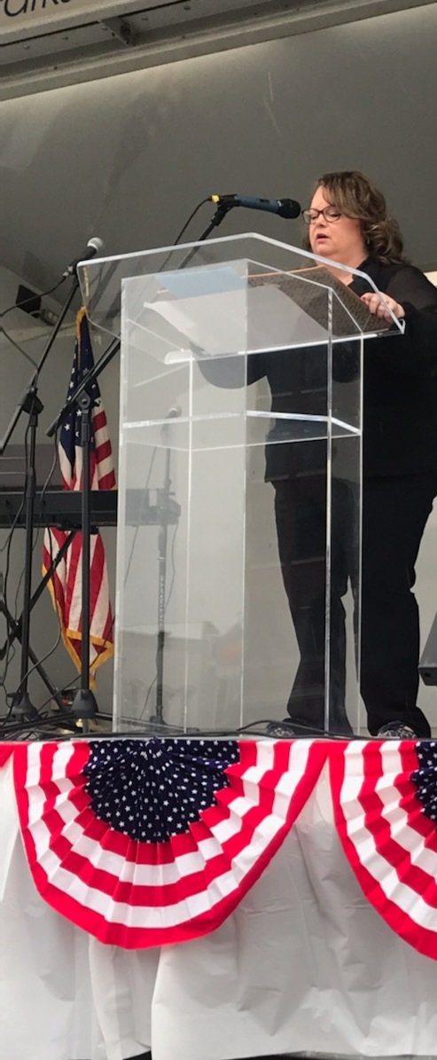 I had the honor of praying for families during the National Day of Prayer.