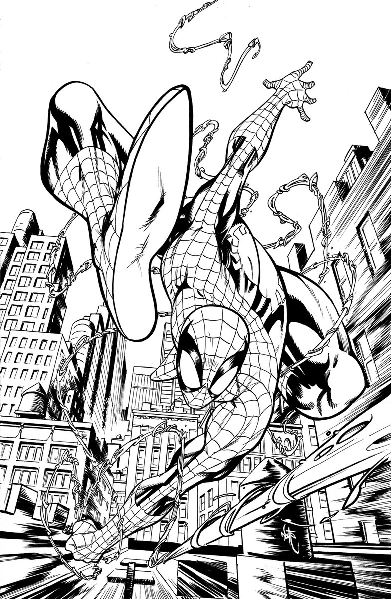 RT @StockmanNate: some recent-ish spider-man ink pieces! thwip thwip! https://t.co/oiqXYI9pYR