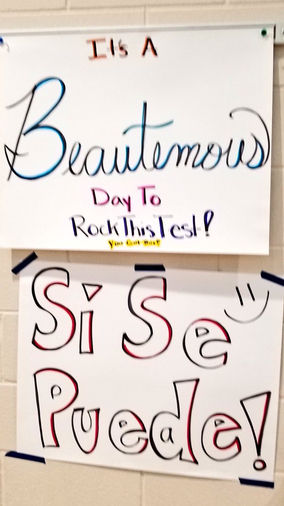 coachguz63's tweet photo. Proud of my students! Love my job! Congrats on taking the AP exam this morning! Proud to be yalls teacher! #allinforGlenn #good2great #cultureoverstrategy #strivefor5 https://t.co/qw4I3Np2FW