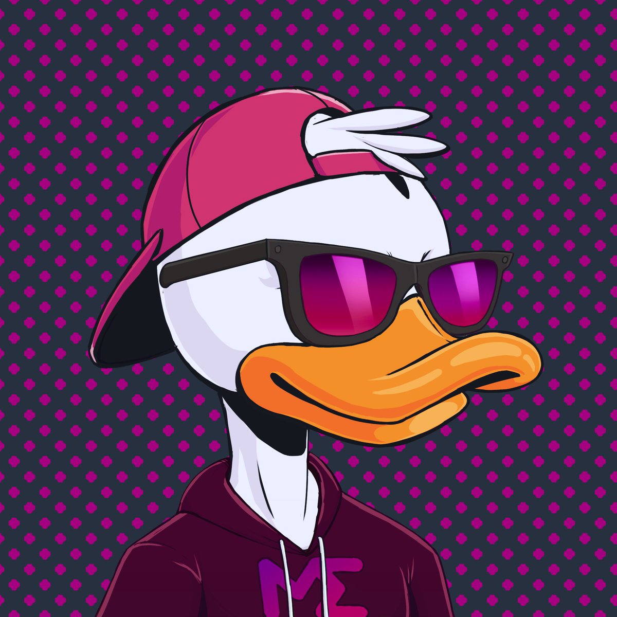 danger_valley's tweet photo. We promised and we did. This Duck is for you @MagicEden  💜 https://t.co/TWpLTPt2tv