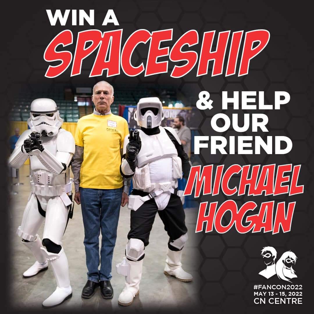 A key part of <a href="/northernfancon/">ɴᴏʀᴛʜᴇʀɴ ꜰᴀɴᴄᴏɴ</a> has always been #BattlestarGalactica . We've hosted guests like <a href="/edwardjolmos/">.</a> <a href="/trutriciahelfer/">Tricia Helfer</a> <a href="/TahmohPenikett/">Tahmoh Penikett</a>. This year, we pay tribute to &amp; are fundraising for an all time favorite in need, Michael Hogan...
Check it out!
 bit.ly/gunshipforhogan