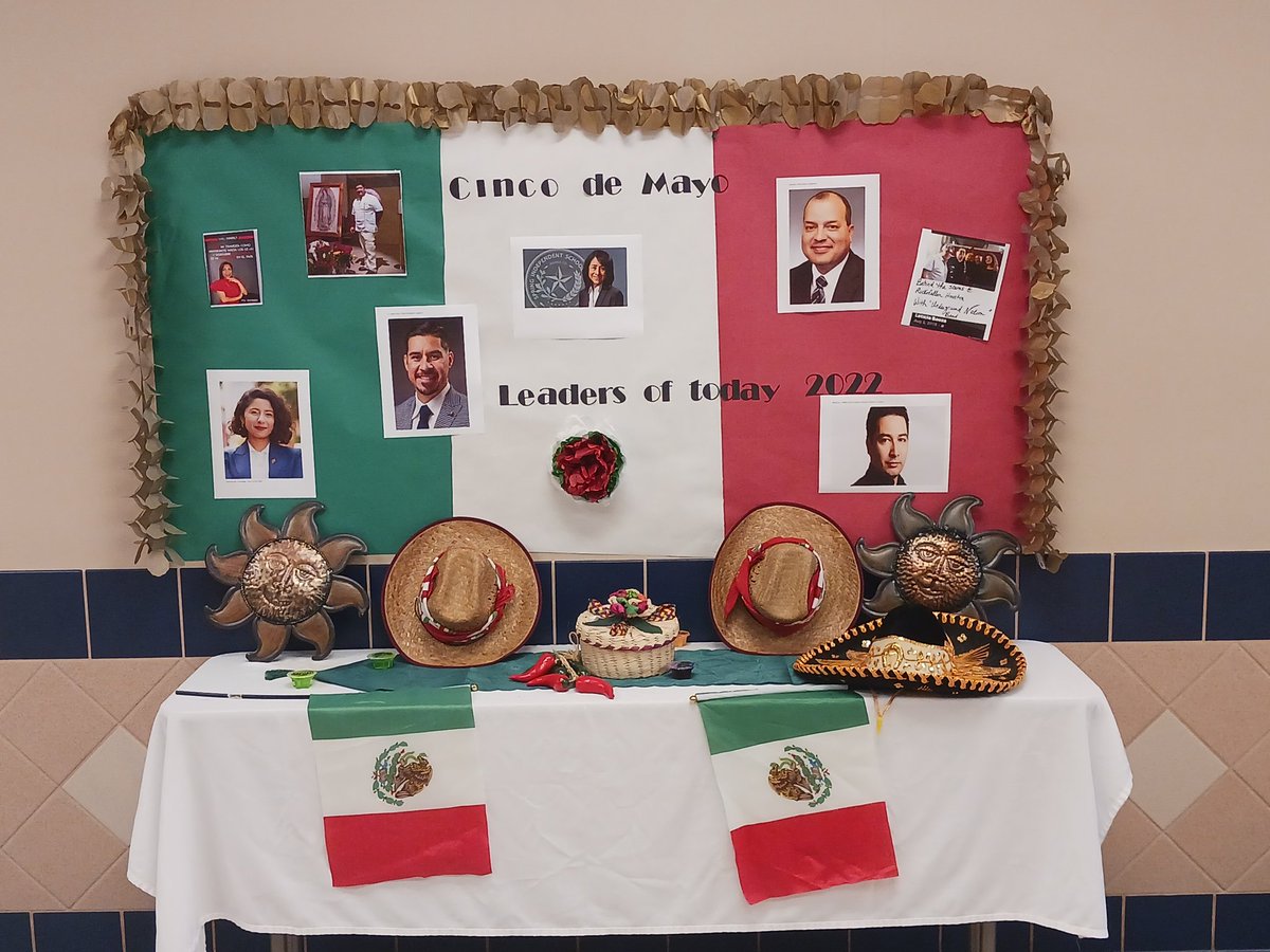LillianSampso10's tweet photo. SPRING ISD TRANSPORTATION  celebrating CINCO DE MAYO. Thanks,  @revjackmann @DBaxterspring @SpringISD @Shuester @Valenciaadaaa for you support and special thanks for ALL who helped with this wonderful display! We are HONORING our LEADERS OF TODAY. https://t.co/LfvP6B9sRP