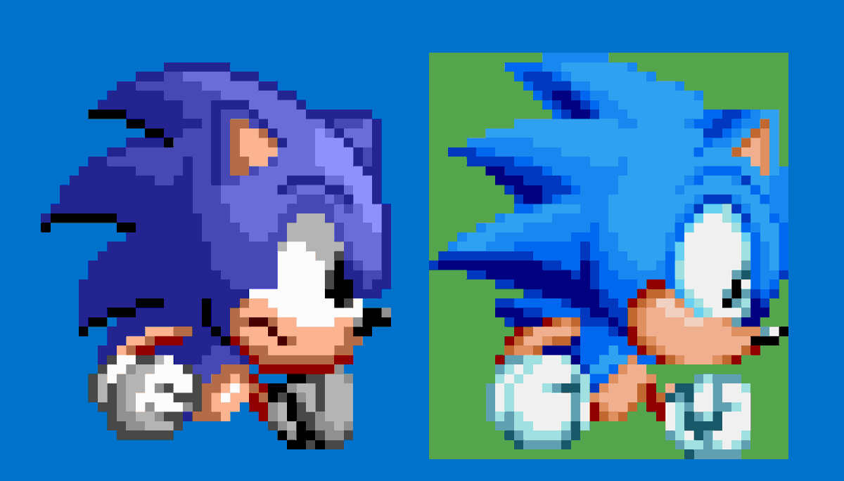 AudioReam on X: I have done one of Sonic's 'I'm Outer Here' Sprites from  the 0.02 Sonic CD Prototype as a Sonic 1 styled Sprite.   / X