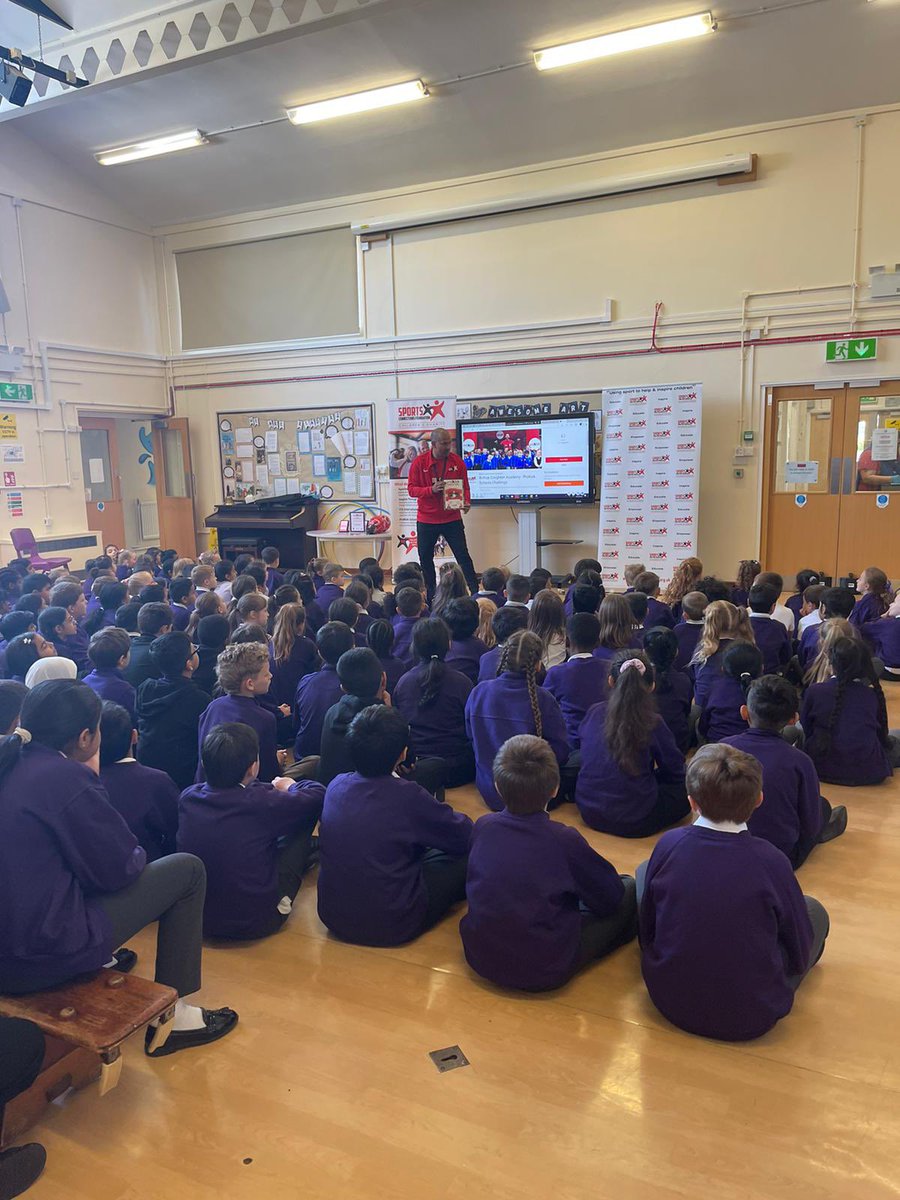BCA_Academy's tweet photo. Pleasure to have @scf4kids and the legend that is @JuniorMcDougald back in the academy today to launch our #ProKick Challenge! We can’t wait till 25 May! ⚽️ 🤩 ⚽️ 🤩 It’s been too long… #BCASuperheroes https://t.co/klB63XBOpE