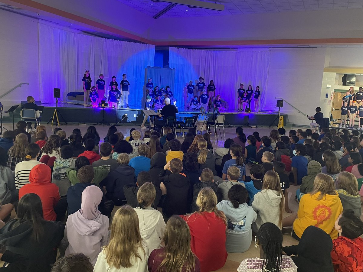 The MI students did an amazing job with Peter Pan Jr today.  They worked hard and their hard work paid off.  Looking forward to having them perform for their parents Thursday and Friday evening!  Thanks to the staff directors as well.  #MIStrong