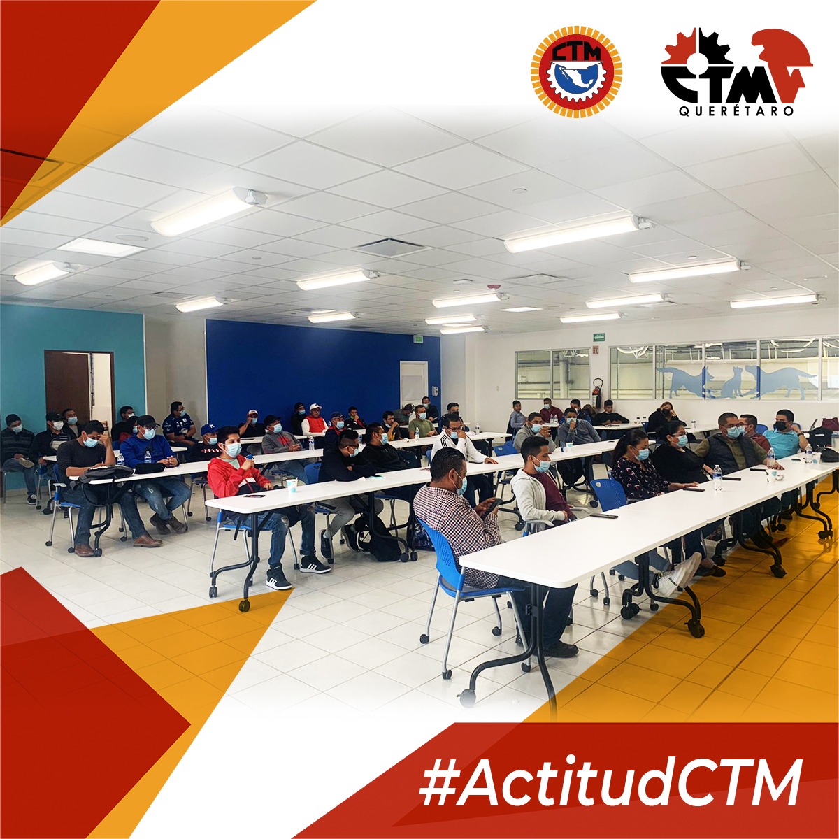 CTMQueretaro's tweet photo. 👉Desde la empresa de Effem compartimos una plática con la base sindical, atendiendo temas respecto al Reparto de Utilidades; presentes los Delegados y el asesor sindical Julio Pelcastre. 📝🤓
#ActitudCTM #CTMquerétaro #CTMinforma https://t.co/5nb7mM0RFW