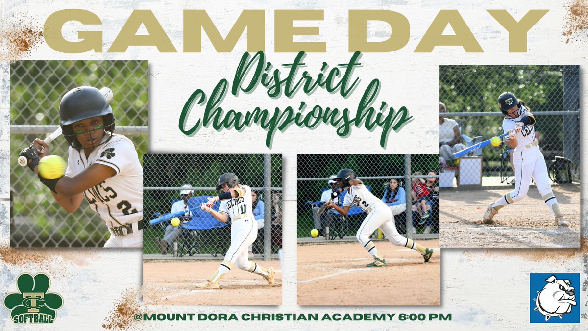 TCHS☘️SOFTBALL (@tcsoftball2024) on Twitter photo Celtics play today at Mount Dora Christian Academy at 6:00 PM for a neutral playoff game for the District Championship. We👀forward to seeing you in the stands getting loud 📣for your Lady Celtics☘️<a href="/OcalaPreps/">Ocala Preps</a> <a href="/ThePrepZone/">The Prep Zone</a> @StriveSoftball <a href="/SoftballConnect/">Annetta Viviani🌩</a> <a href="/softball_dugout/">The Softball Dugout</a> #LetsGo Celtics play today at Mount Dora Christian Academy at 6:00 PM for a neutral playoff game for the District Championship. We👀forward to seeing you in the stands getting loud 📣for your Lady Celtics☘️<a href="/OcalaPreps/">Ocala Preps</a> <a href="/ThePrepZone/">The Prep Zone</a> @StriveSoftball <a href="/SoftballConnect/">Annetta Viviani🌩</a> <a href="/softball_dugout/">The Softball Dugout</a> #LetsGo