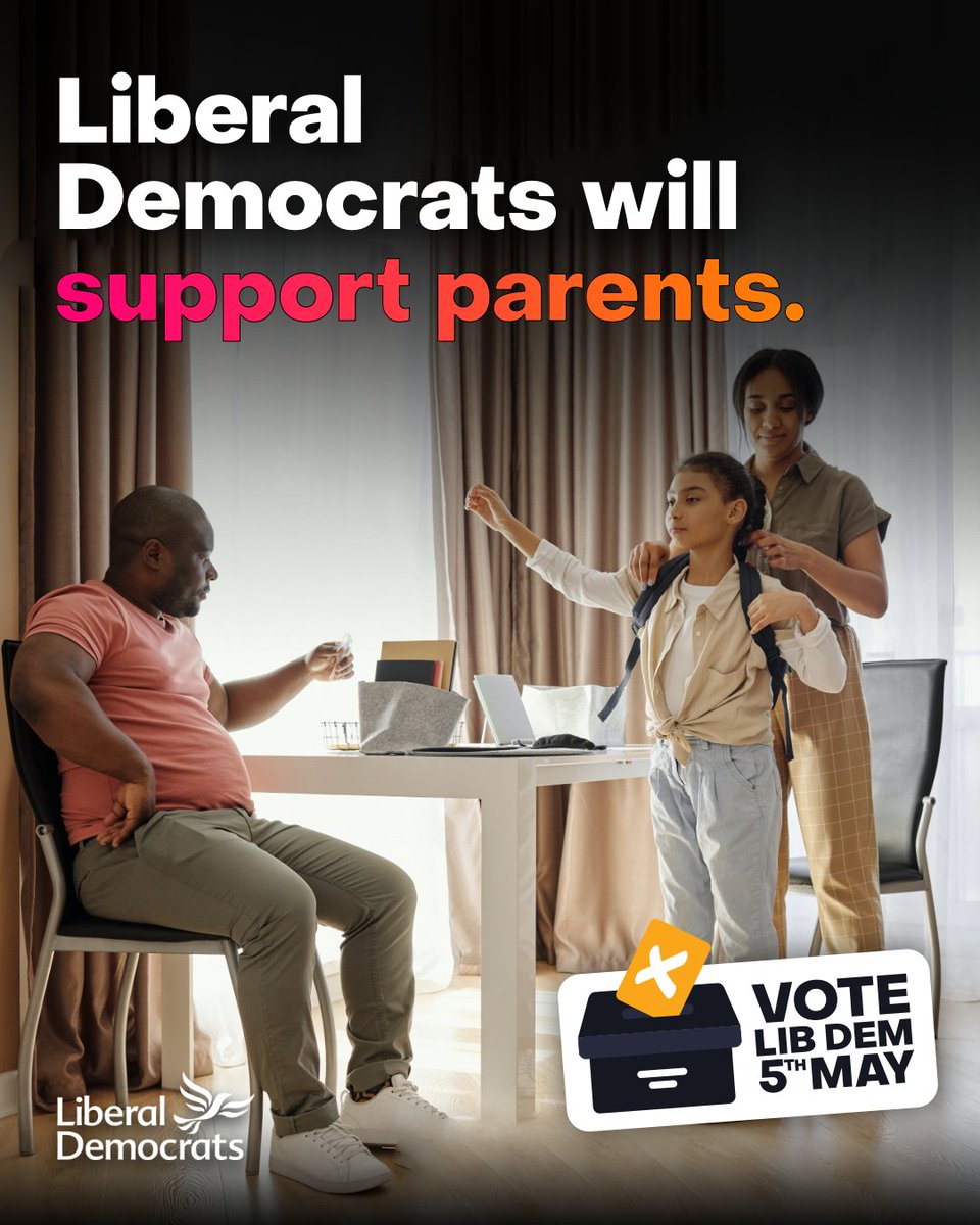 #LocalElections2022

Liberal Democrats will support parents.

Find out more in our 2022 Manifesto ⬇️ bradfordlibdems.org.uk/the_liberal_de…

#VoteLibDem