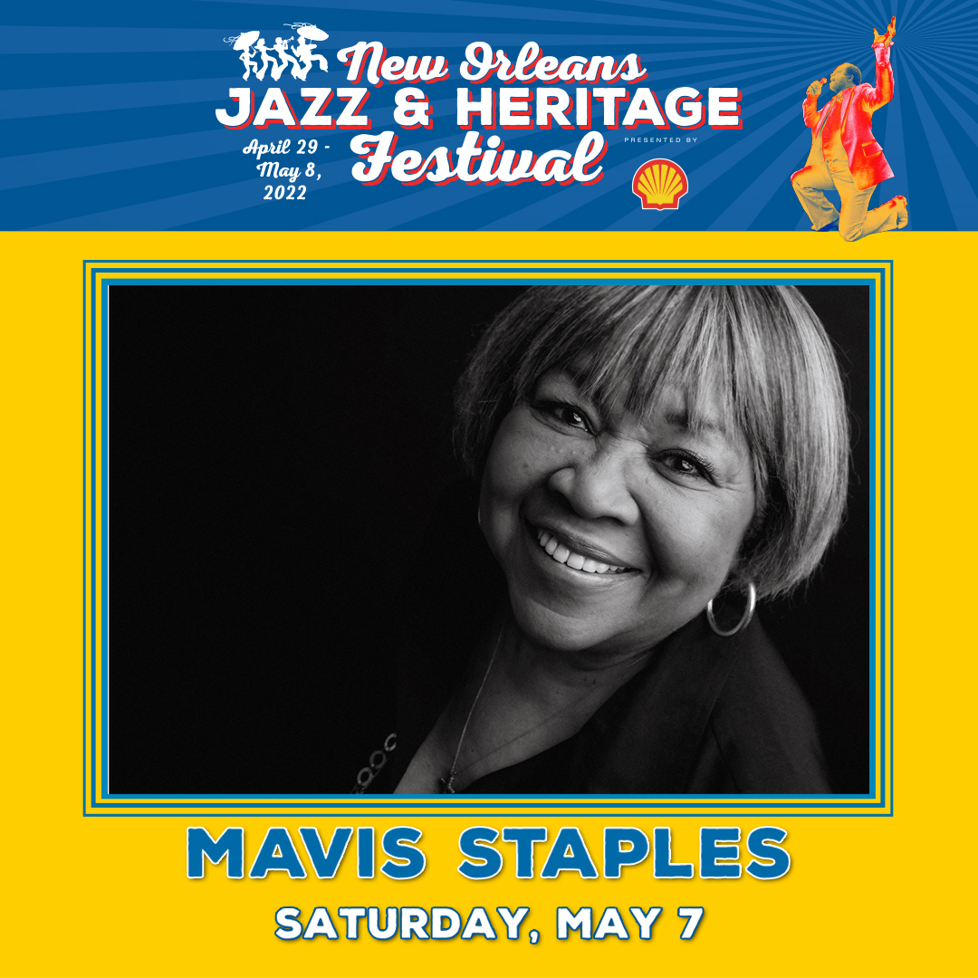 New Orleans JazzFest on Twitter "Talent Update mavisstapleshas been