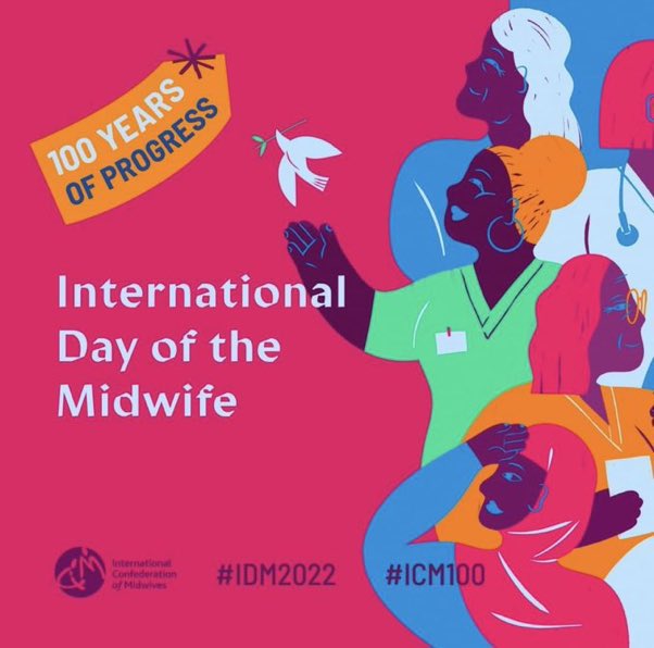 Thank you to midwives around the World who work clinically, in education, research and digitally for your dedication to women and our profession #InternationalDayoftheMidwife #proudtobeamidwife
