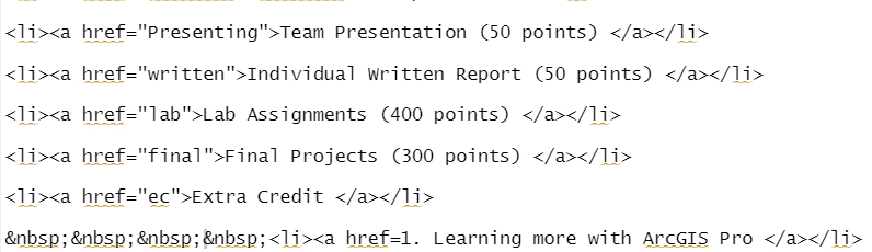 maddiewithamap's tweet image. Anyone know how to tab over a linked subsection in HTML? Using  (x4) not cooperating, and I dont think I'm wording the question right in Google... #html #htmlhelp #coding