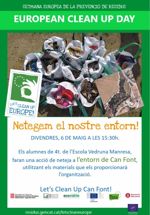 vedrunamanresa's tweet photo. Vedruna Manresa participa al #europeancleanupday !! Conscienciem als nostres alumnes sobre la importància se mantenir net el nostre espai natural!! #letscleanupeurope #odsvedruna @ajmanresa @residuscat 📍#canfont https://t.co/bR6Xt8qggh