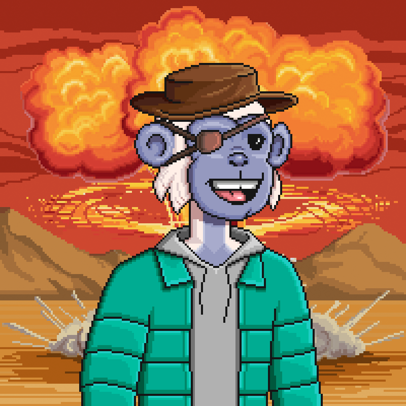Nuclear mushroom as mainstream☮️🙏
Pixel v2

opensea.io/collection/apo…
#nftcollection #nftart
