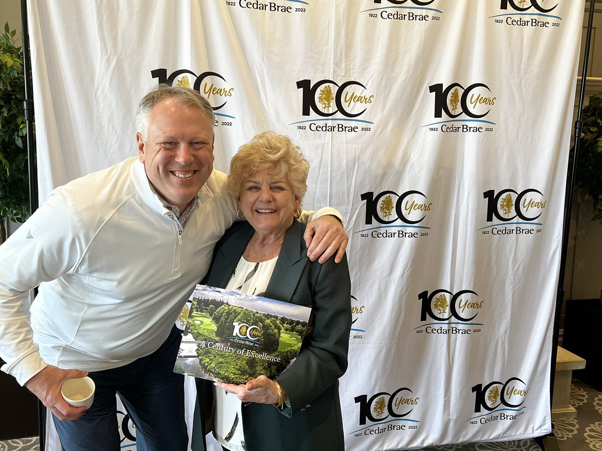 Great to spend time <a href="/CedarBraeGolf/">Cedar Brae Golf Club</a> today as the club celebrates its 100th anniversary. Matchplay helped the club, and Helga Reffle, a member, put together a book to celebrate.