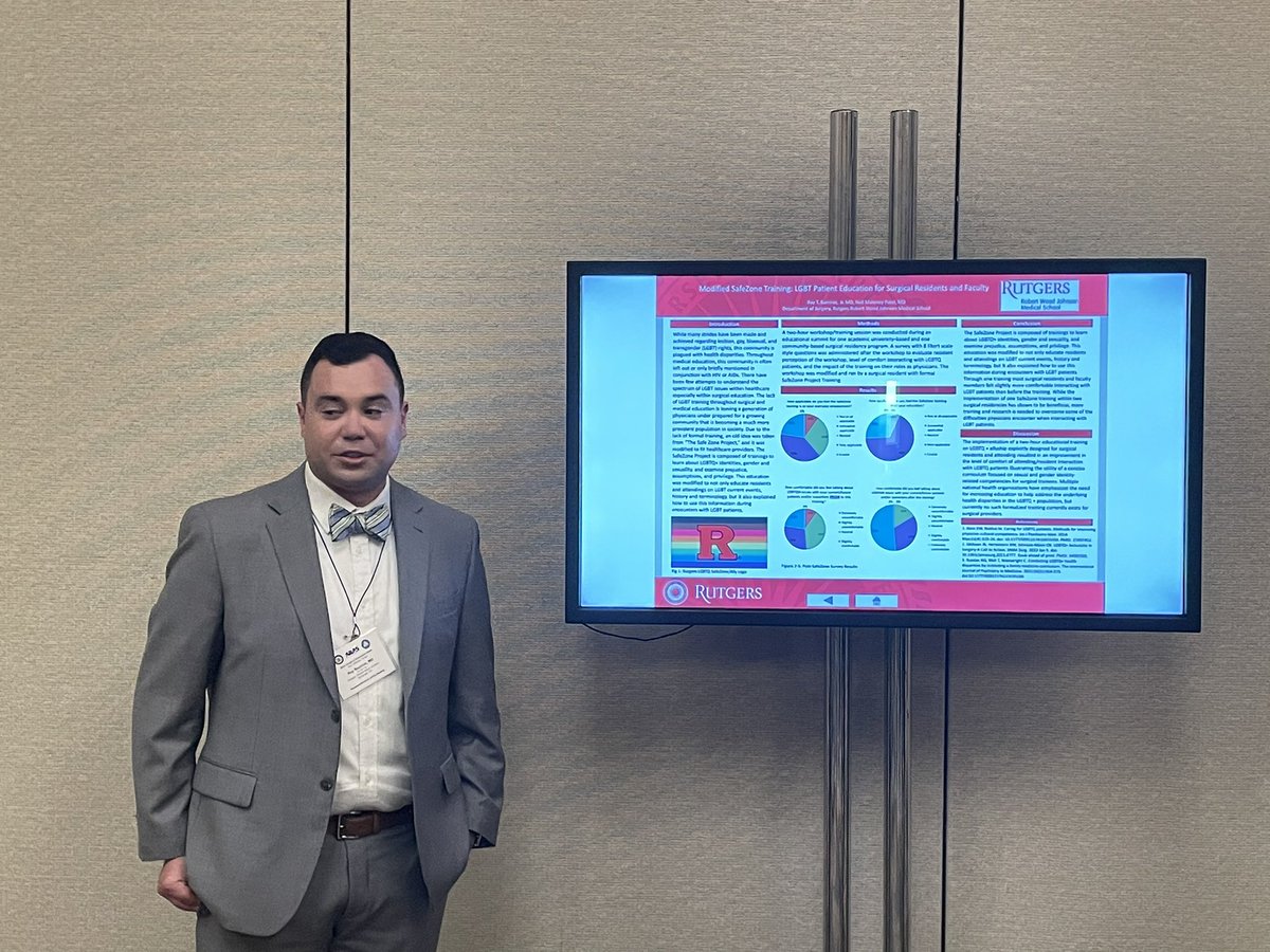 Nell Maloney Patel (@maloneynell) on Twitter photo Awesome job Dr. Ray Ramirez presenting <a href="/APDSurgery/">APDS surgery</a> #SEW22 on safe zones training done at <a href="/rwjsurgery/">Rutgers RWJMS Surgery</a> educational summit. Awesome job Dr. Ray Ramirez presenting <a href="/APDSurgery/">APDS surgery</a> #SEW22 on safe zones training done at <a href="/rwjsurgery/">Rutgers RWJMS Surgery</a> educational summit.