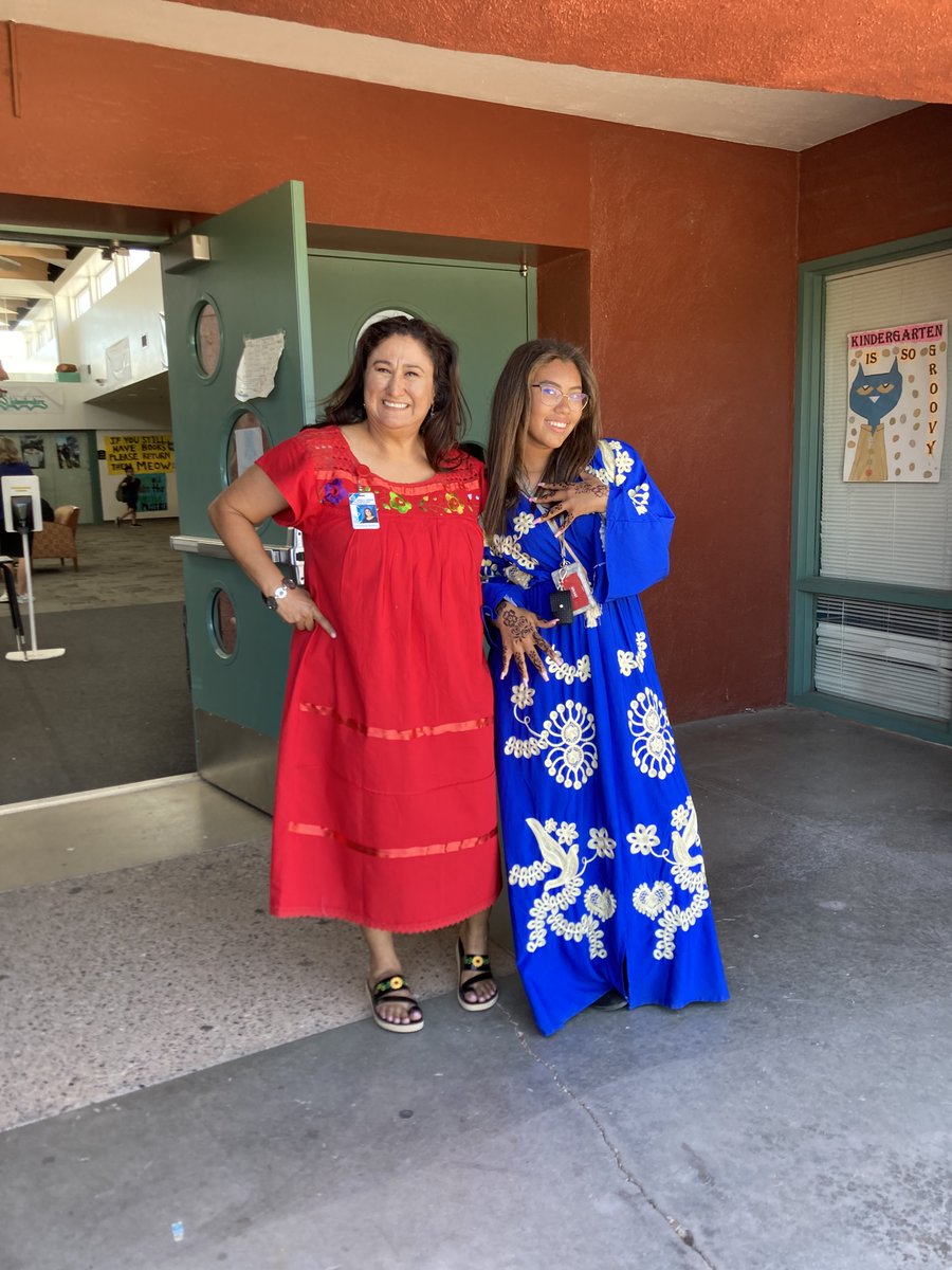 See_Boston's tweet photo. Spirit week continues at Sheely Farms with Culture Awareness Day! We had an opportunity to reflect on and celebrate the rich history, cultures, and contributions of all of our treasures! #ALLmeansALL #SheelyPride #ProudPrincipal @TollesonESD #ThisisWHATweDO #Tolleson #itMATTERS https://t.co/kALn0d1n5C