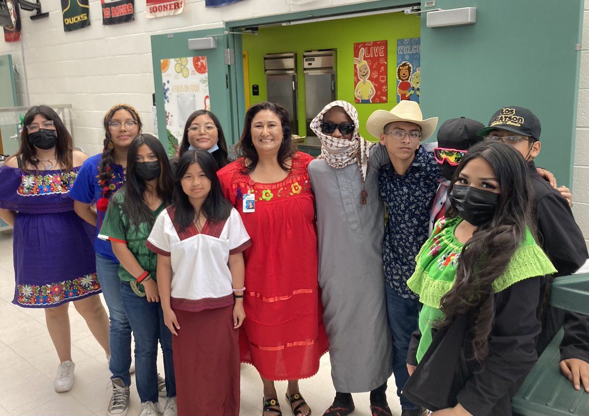 See_Boston's tweet photo. Spirit week continues at Sheely Farms with Culture Awareness Day! We had an opportunity to reflect on and celebrate the rich history, cultures, and contributions of all of our treasures! #ALLmeansALL #SheelyPride #ProudPrincipal @TollesonESD #ThisisWHATweDO #Tolleson #itMATTERS https://t.co/kALn0d1n5C