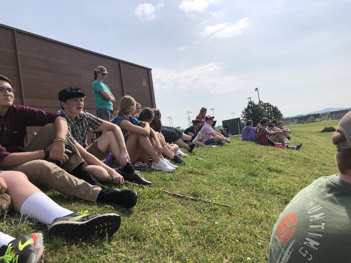TibbsEAG's tweet photo. Senior Citizen Day and Kickball outside on this beautiful day! Only one full day left with this group. #imfine #imnotcryingyourcrying #ehsco2022 @Tim_PedigoEAG @EAGbrownj https://t.co/Mo6EZ1J5Kh