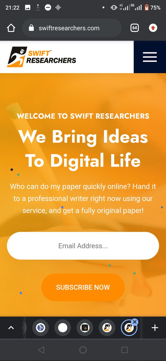 Robot4040's tweet photo. Swift Researchers is a content writing platform that helps people to writing contents for their speech, novels and assignments etc.
https://t.co/bJRJ3Km3Hx

Contact Us, if you like what we do.✌🏿

#webdevelopment #laravel #technology #tech #hydrogentech

https://t.co/tTZu4dif60 https://t.co/5xkv8oh2qA