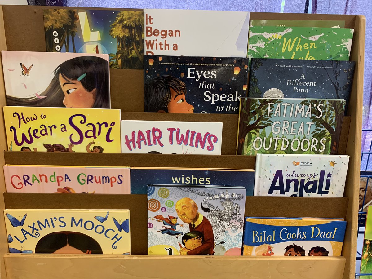 teachMcV's tweet photo. Thanks @GoogleForEdu, @FirstBook and @consciouskidlib for helping me fill out my @HMS1869 elementary classroom’s AAPI picture book collection! #RepresentationMatters #AAPIHeritageMonth https://t.co/4s5p5SY6en