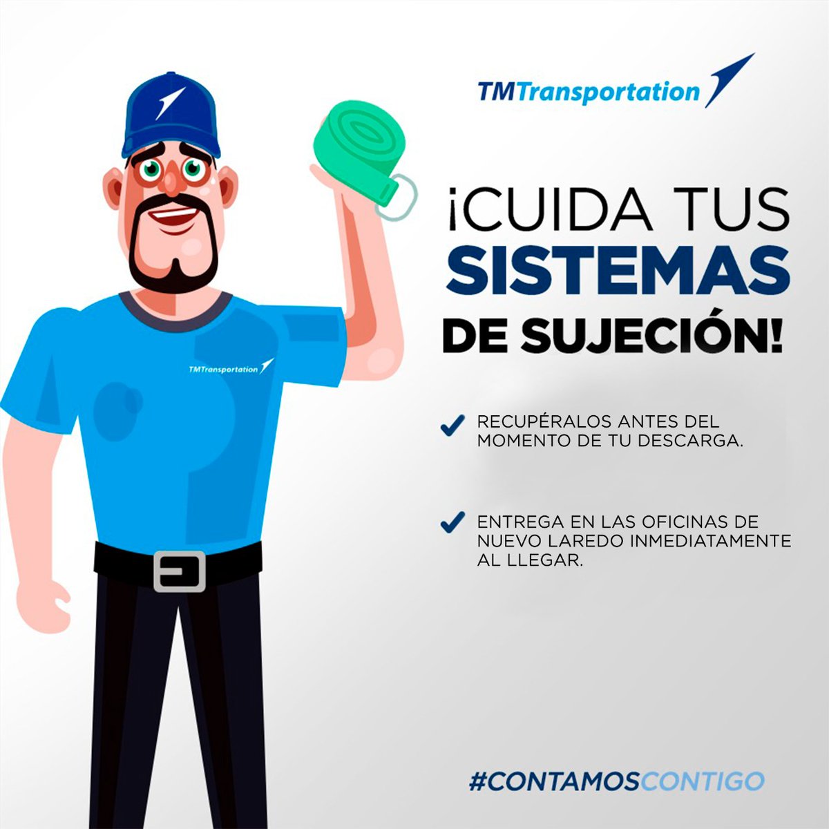 tmt_services's tweet photo. #OperadorTM te invitamos a cuidar de tus sistemas de sujeción 🙌🏻

#DoItSafeDoItNow https://t.co/8uFrAE7tyc