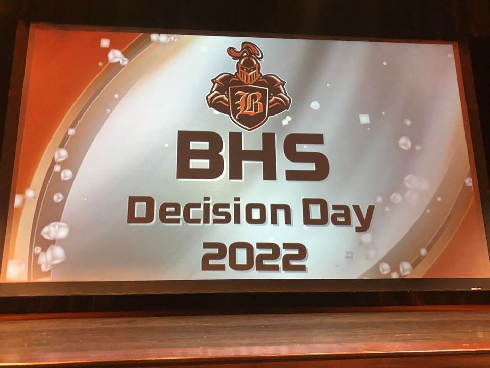 MrOstranderBHS's tweet photo. We had an AWESOME Decision Day ceremony at Belding HS today! What an honor to celebrate our students moving on to college, career, and military opportunities! #BNextLevel https://t.co/S3QeRBkuzV
