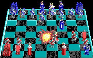 Aunque no te gustase el Ajedrez una partidita al Battlechess seguro que te echabas...

Battle Chess - Interplay - 1989