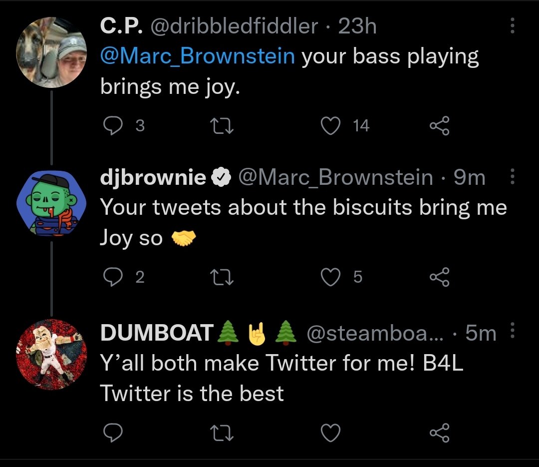 DiscoBiscuitsRT's tweet photo. This is why Biscuits Twitter is the best Twitter. So wholesome π https://t.co/zx97o60O9e