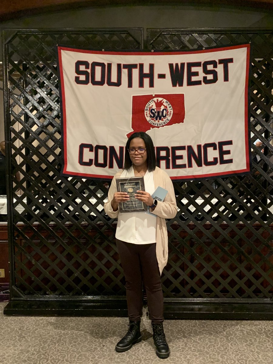 BethelSports's tweet photo. Congratulations to Phoebe Khare and Larissa Robinson for being recognized as the One Partner and One Athlete award recipients at tonight’s SWC banquet!  BHS is very proud of you both! https://t.co/x4FbIJ2LGQ