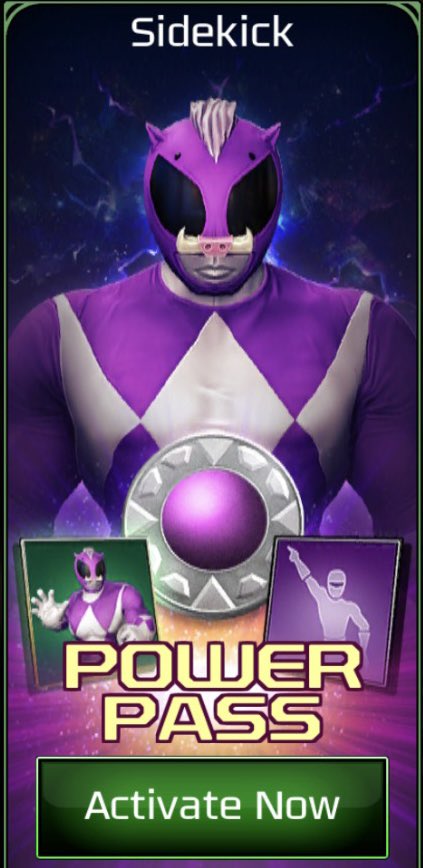 CosmicRanger006's tweet photo. Last chance to get your Bulk Ranger Skin before Kamdor arrives as an epic defender and brings Tyzonn’s monster form skin as the next Power Pass! Izzy is no longer a premium character and is available in boxes starting at League 9 #PRLegacyWars @PRLegacyWars #PowerRangers https://t.co/JrtKKDHYg6