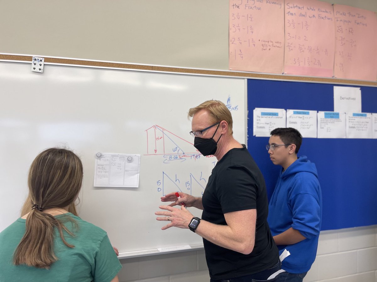 JuliaGraydon's tweet photo. A great big thank you to ⁦@pgliljedahl⁩ and Doug Ferguson for hosting and showcasing the power of a #thinkingclassroom in Grade 10 Math  ⁦@BishopSmithCH⁩ ⁦@RCCDSB⁩! I loved watching the students engaged and thinking the entire time! https://t.co/TSMER8vozU