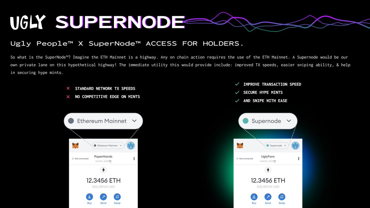 UglyPeopleNFT's tweet photo. If ya don’t know, now ya know…

Ugly People’s new Supernode is superFAST! Brought to us thanks to the engineering geniuses at @JustCubesNFT  🧊🧊🧊

ACCESS FOR APPLICABLE HOLDERS 😎 https://t.co/cn9BdAbqpe