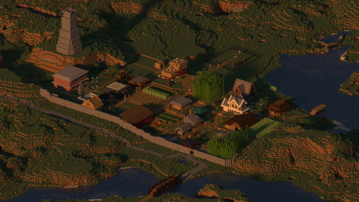 NuttistYT's tweet photo. Sunrise in Spicyville on the #nutsmp2 https://t.co/Y5RElVDTUD